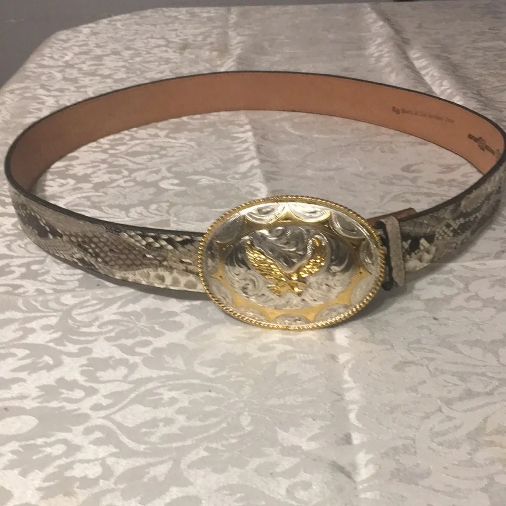 Genuine Snakeskin Belt size 40
